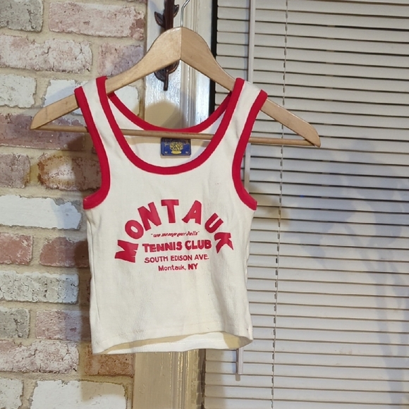 Kids Tank Top - Red and White - Picture 1 of 1